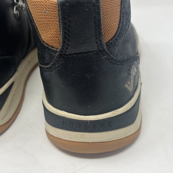 Forsake Halden Mid Men's Waterproof Hiking Sneaker Boot 8 Black Tan - Picture 11 of 14